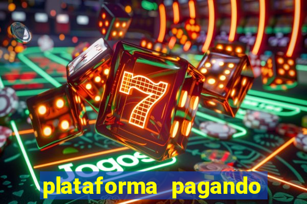 plataforma pagando no cadastro